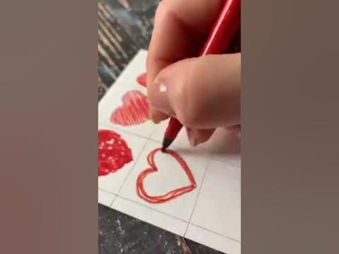 Валентинка своими руками просто - YouTube