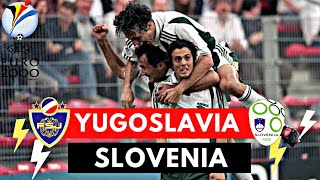 Yugoslavia vs Slovenia 3-3 All Goals & Highlights ( UEFA Euro 2000 )