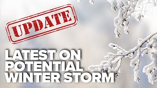 Update Major Winter Storm Likely In The Carolinas