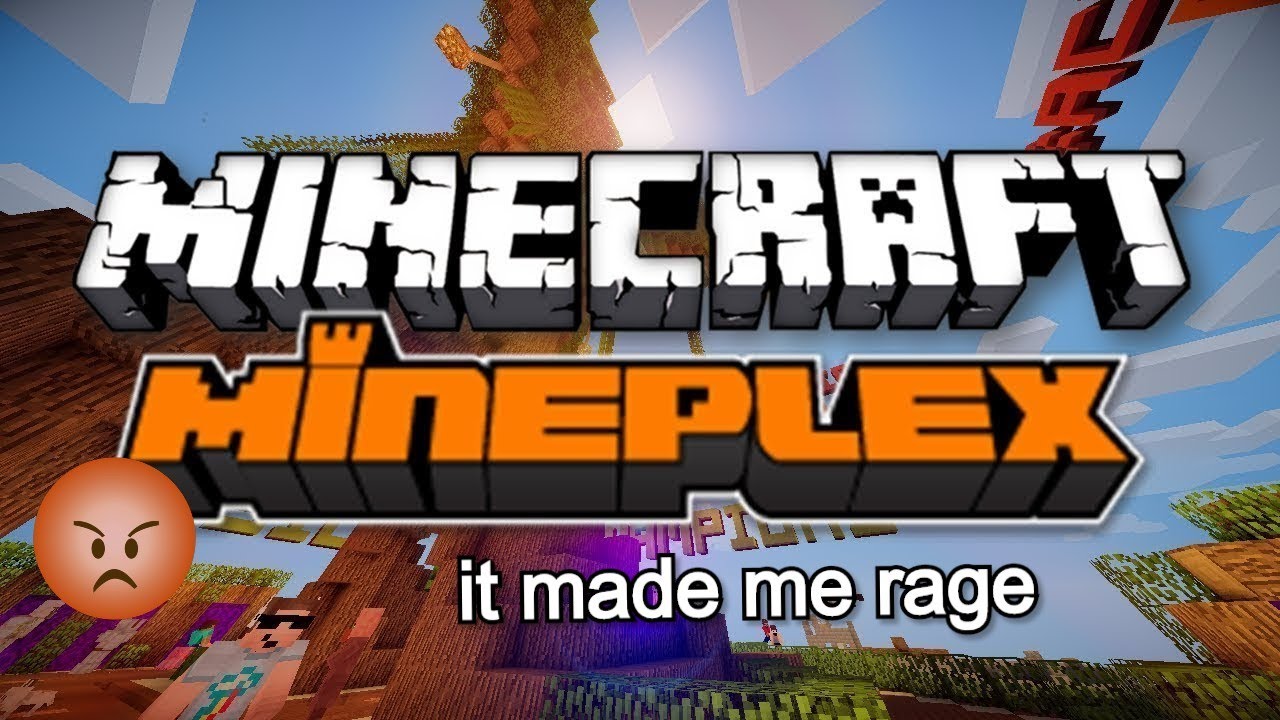 THE SERVER MADE ME RAGE| minecraft mineplex server - YouTube