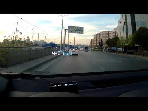 TR İlk - 🚕 Renault Megane 3 - HUD Head Up Display gündüz sürüşü testleri 2