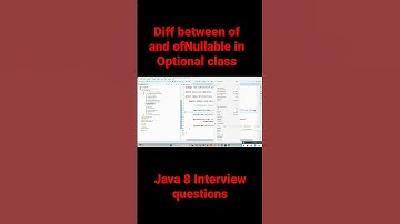 Difference between of and ofNullable in Optional class || Java 8 interview questions