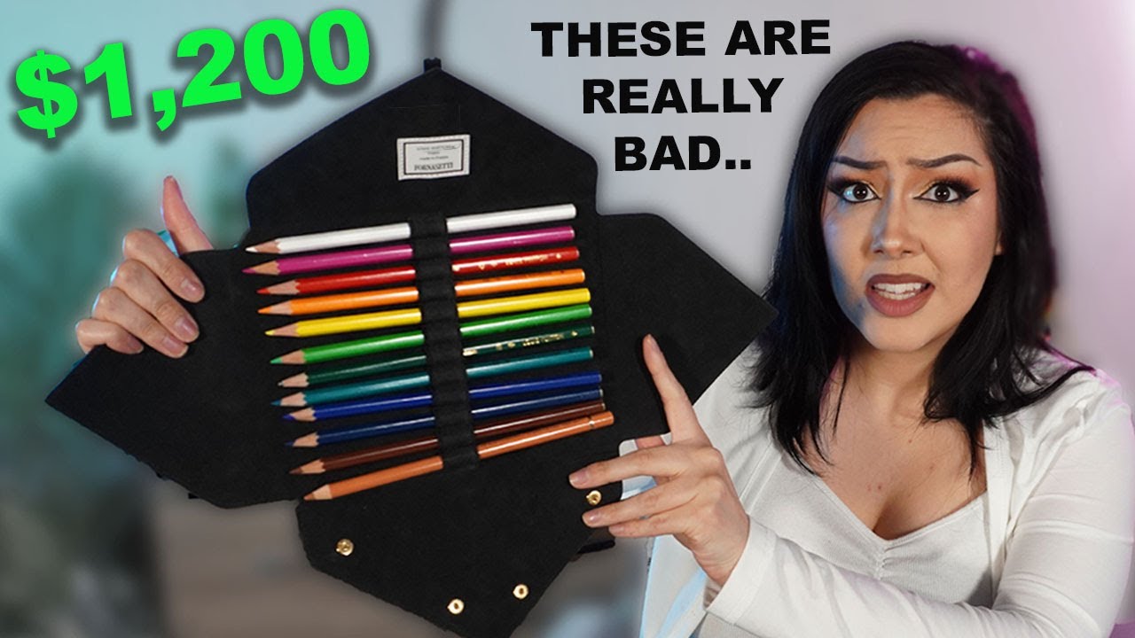 I Tested Luxury $1200 Colored Pencils (& they're absolute TRASH