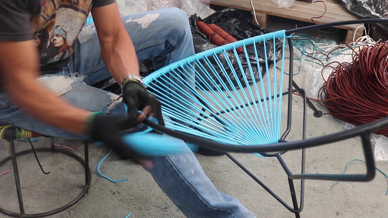 The Acapulco Chair How It S Made Silla Acapulco Original Youtube