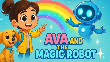 Ava & The Magic Robo | Kids Animated| Learn Colors With AI Robot & Imagination | 4K