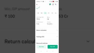 mutual funds calculator in groww apps screenshot 4