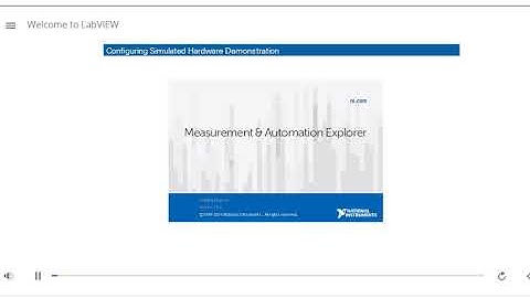 LV Core 1: WELCOME TO LABVIEW