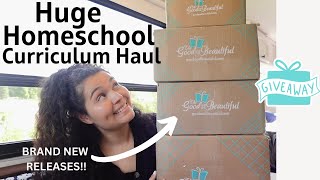 *HUGE* Homeschool Curriculum Haul *NEW RELEASES* The Good and The Beautiful - BOOKS + Curriculum