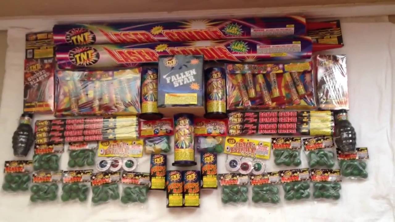 2016 TNT Fireworks Stash - YouTube