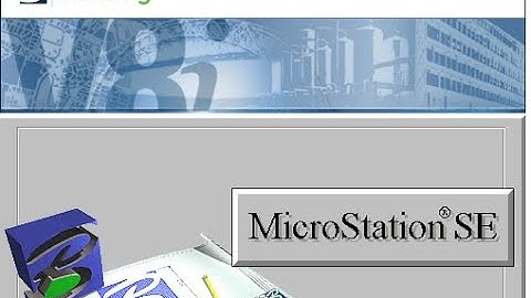 Cài đặt MicroStation V8 mở bản vẽ V7 không mất định dạng