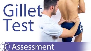 The Gillet Test for SI-Joint Dysfunction