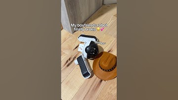 It finally broke 🤣💕 #longdistance #minirobot