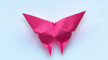 Easy Origami Butterfly in 3 minutes🦋