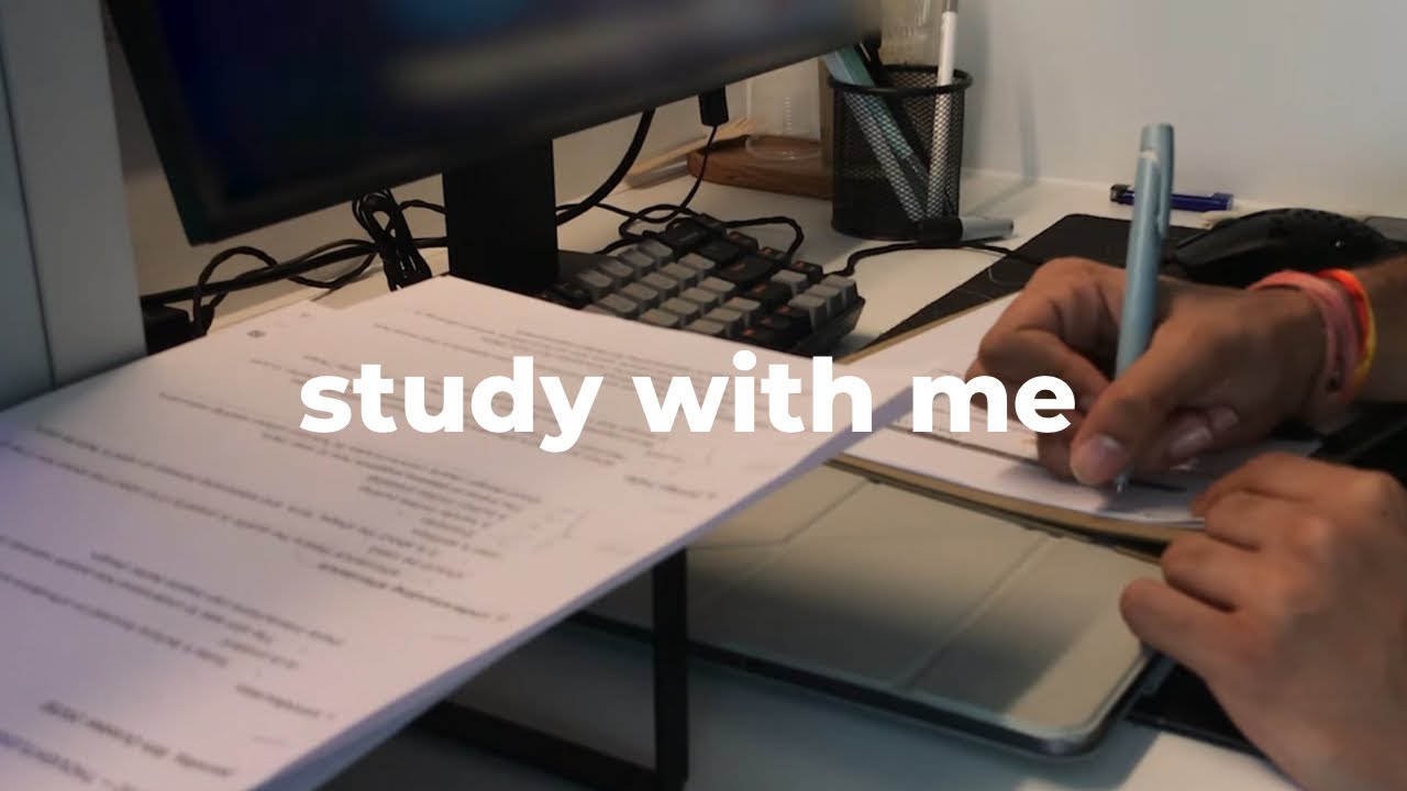 1 Hour Cozy Study With Me – Deep Focus with Interstellar Ambience ☁️📖