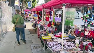 Rejecting city facilities, street vendors relocate around S.F. Mission District