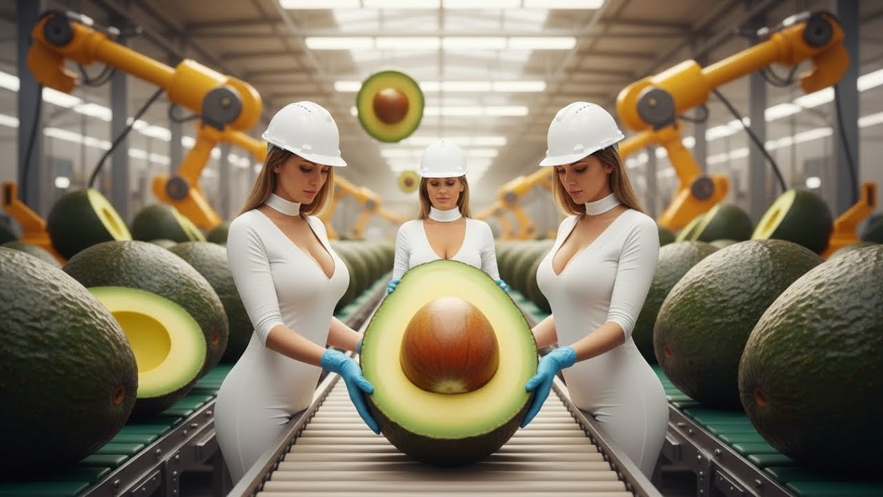 [INSIDE THE FACTORY]  | Massive Avocado Oil Production Line: From Harvest to Bottle (Full Process)