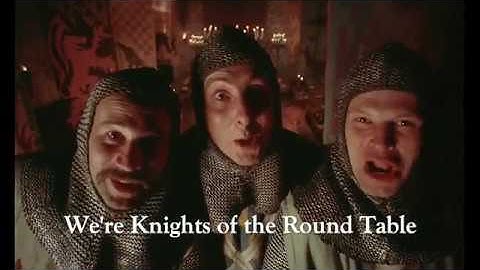 Camelot: Knights of the Round Table (Monty Python and the Holy Grail) with Lyrics