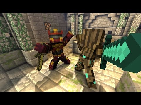 Minecraft - ქართულად - 1VS1 #1 PvP-ის ვასწავლი !!