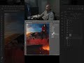 EASY Color Burn Text Effect Tutorial #photoshop #designtutorial #shorts