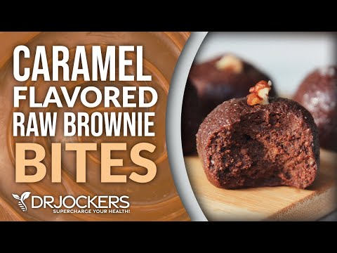 Caramel Flavored Raw Brownie Bites