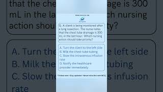 NCLEX/NORCET/RRB/DSSSB MCQ'S.Subscribe for daily practice.#nclex #nclexprep #nclexprep #nclexreview