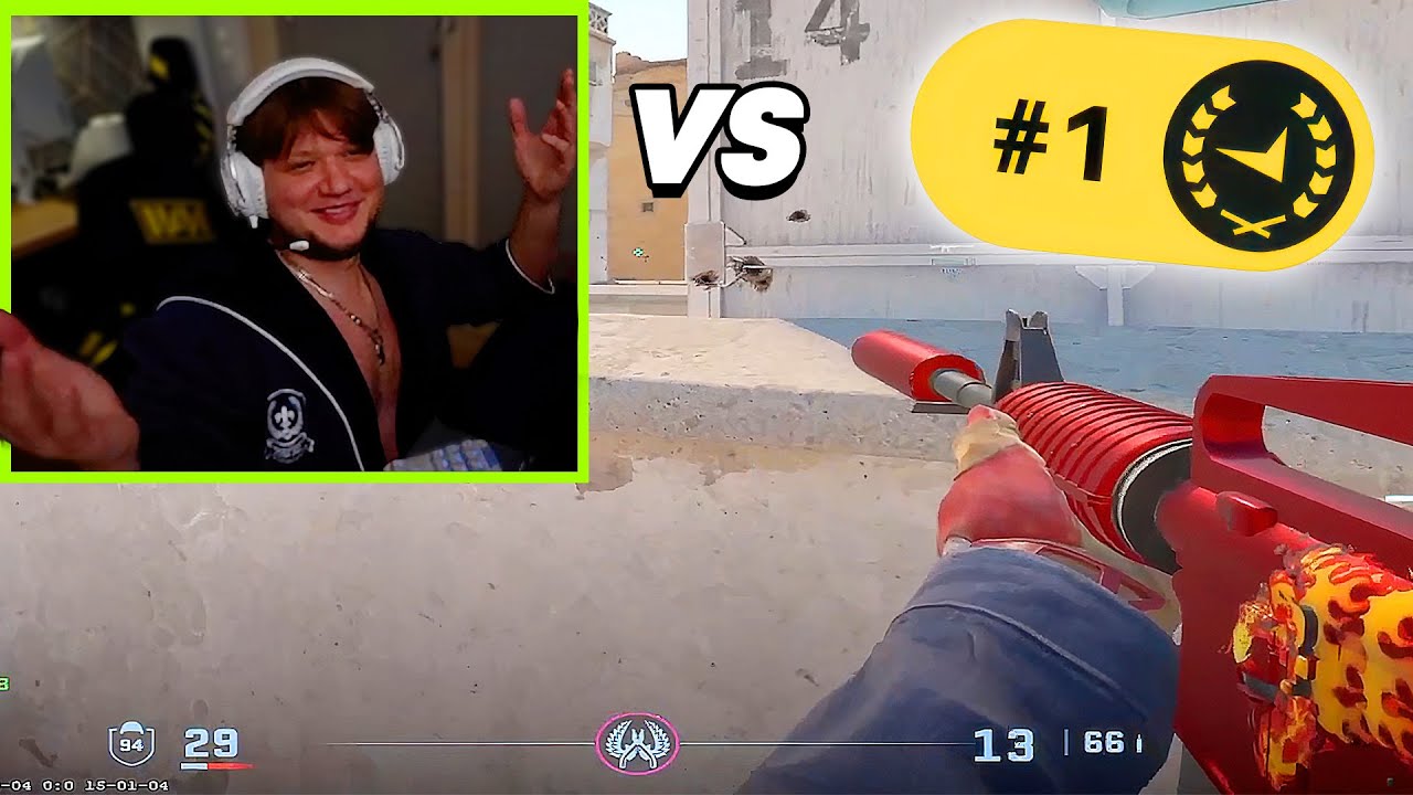 S1MPLE PLAYS VS FACEIT TOP #1 PLAYER!! (ENG SUBS) | CS2