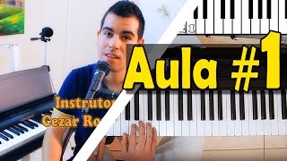 Aula de Teclado 01 - Primeira Aula para INICIANTES