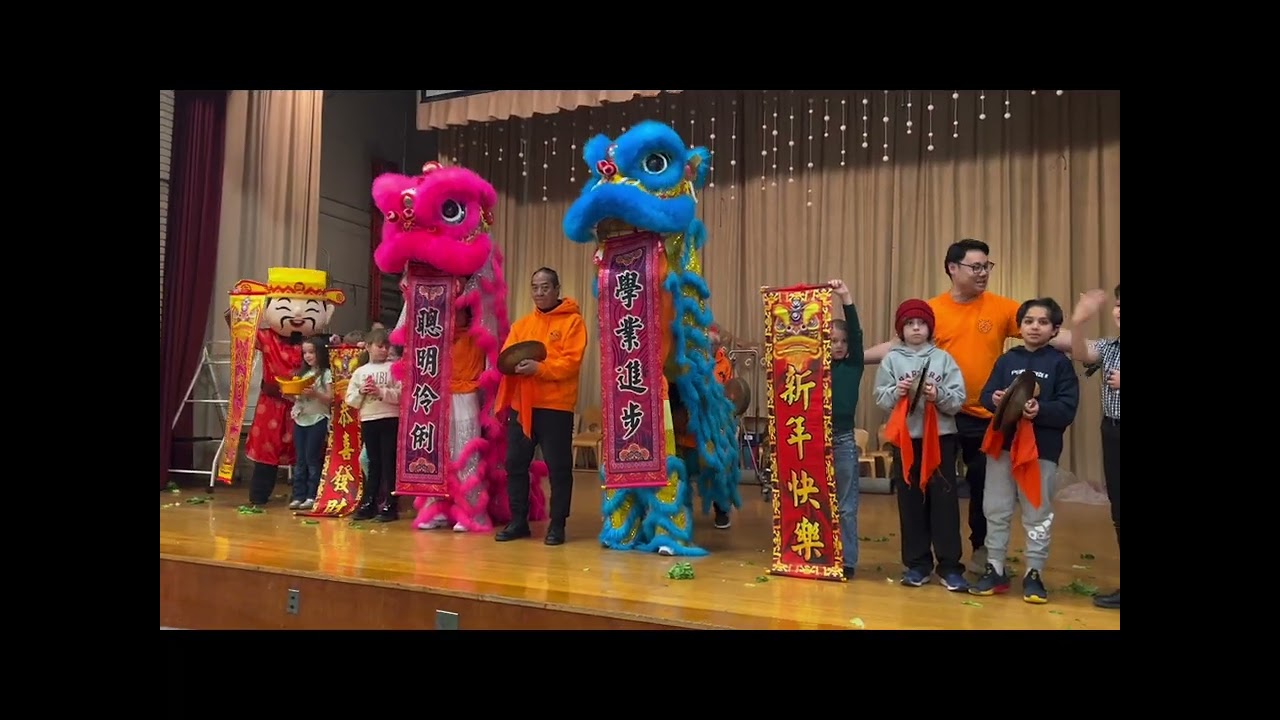 PS58學校新春舞獅