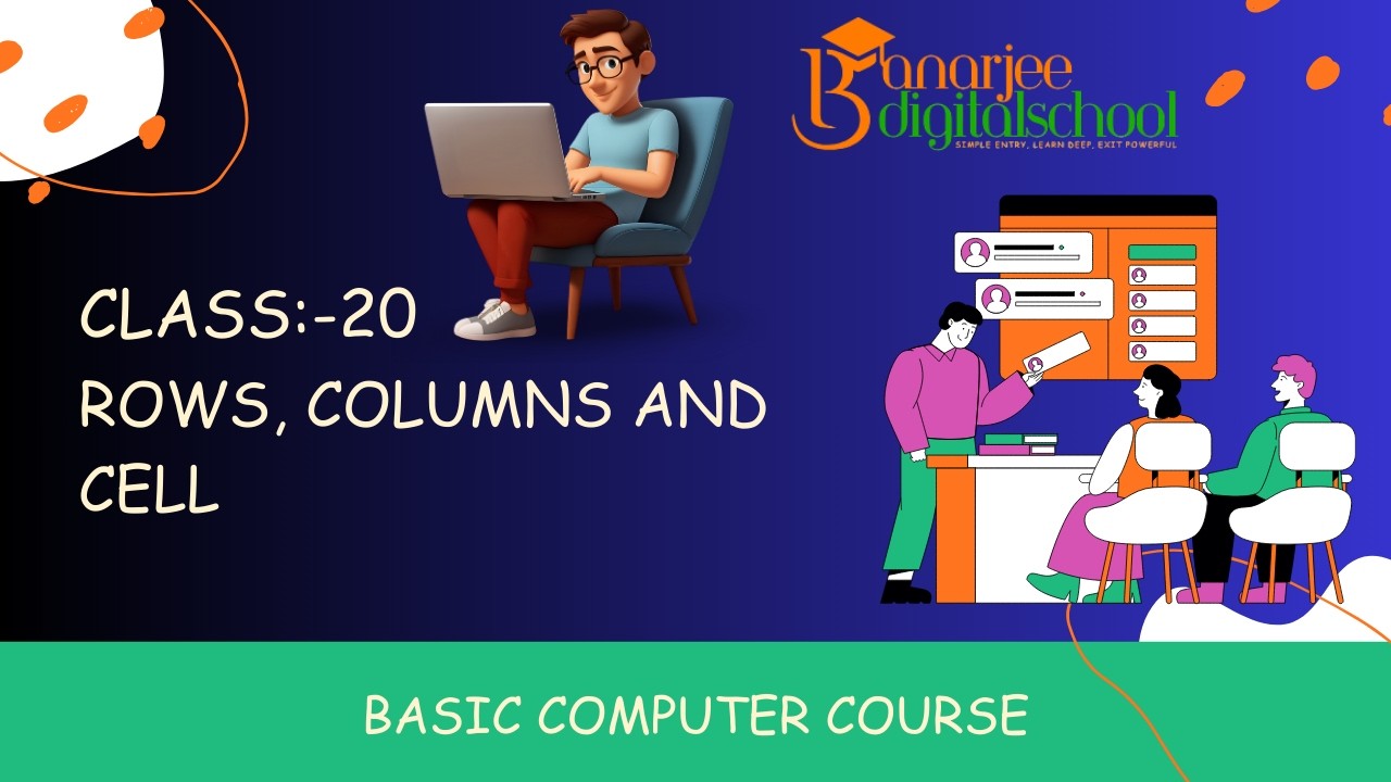 Column In Class Class:-20 Rows, Columns and Cell in Microsoft Excel - YouTube