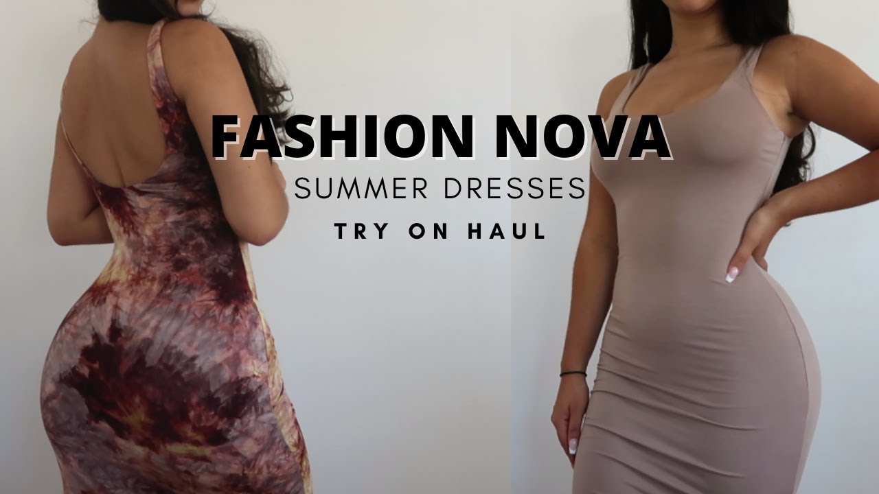 Fashion Nova Dresses Try On Haul | Summer Dresses | Basics
