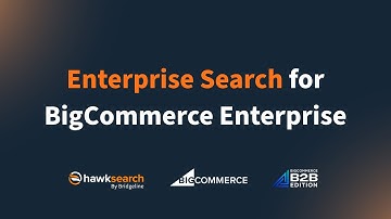 Enterprise Search for BigCommerce Enterprise