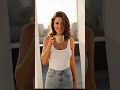 Women's White Ribbed Strappy Backless Sleeveless Bodysuit Tank Top