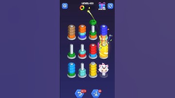 nut sort level 433 | #nutsort #gaming #trendingshorts #puzzle #like #funny #love