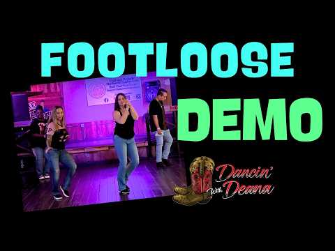 FOOTLOOSE 🤠👢 Line Dance Demo w/ Music