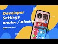 Samsung Phone How to Enable Disable Developer Options | 2026