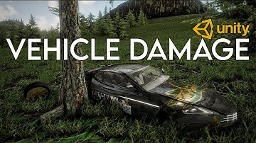 Unity - Realistic Vehicle Damage | 2021 | Racing Game Project Update #9