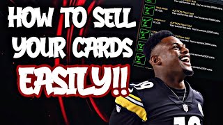 HOW TO *EASILY* SELL YOUR CARDS IN MADDEN MOBILE 21!!