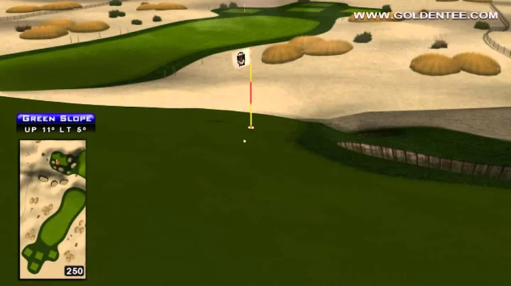 Golden Tee Great Shot on Cape Haven!