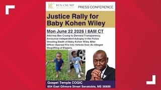 LIVE | Ben Crump, family of 1-year-old Kohen Wiley to seek independent autopsy