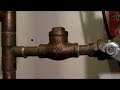 1/2" Brass Swing Check Valve Failure and Partial disassembly