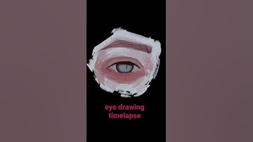 eye drawing time lapse #procreate #digitalpainting