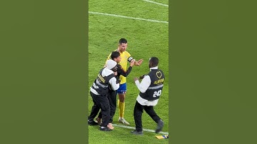 Cristiano Ronaldo Stopped the Security for a young Fan ❤