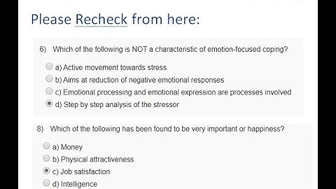 NPTEL Assignment 6 Answers Emotional Intelligence