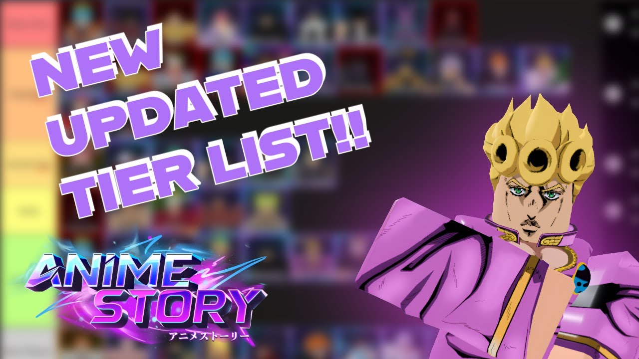 *НОВЫЙ* ОБНОВЛЕННЫЙ РЕЙТИНГ персонажей в Anime Story (ОБНОВЛЕНИЕ JOJO) !!! (Roblox)