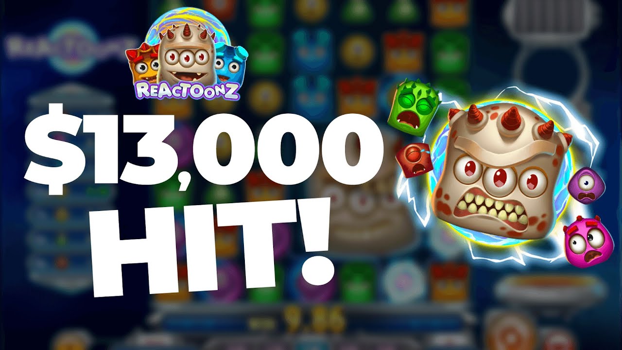 REACTOONZ SLOT Gameplay Fun & Nice Win! - YouTube