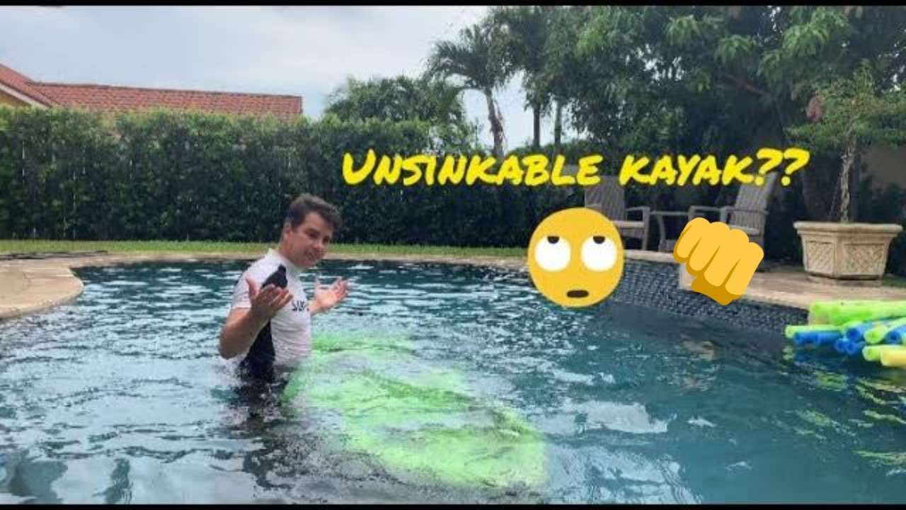 How to make your kayak unsinkable very easy! CHECK THIS ...