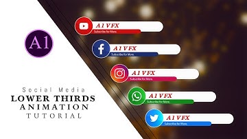 Social Media Lower Thirds Animation | DaVinci Resolve 16 Tutorial | No Plugins