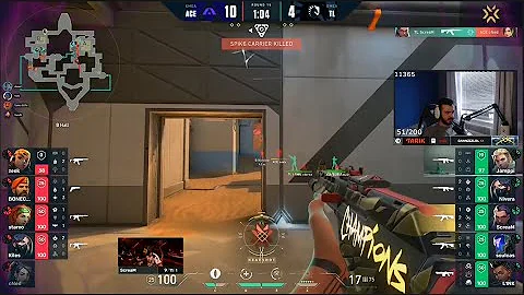 Shroud & Tarik react to TL ScreaM just TAPPING HEADS | Team Liquid vs ACEND