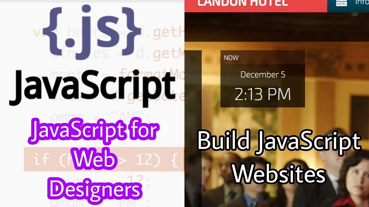 JavaScript for Web Designers | Build JavaScript Websites - YouTube
