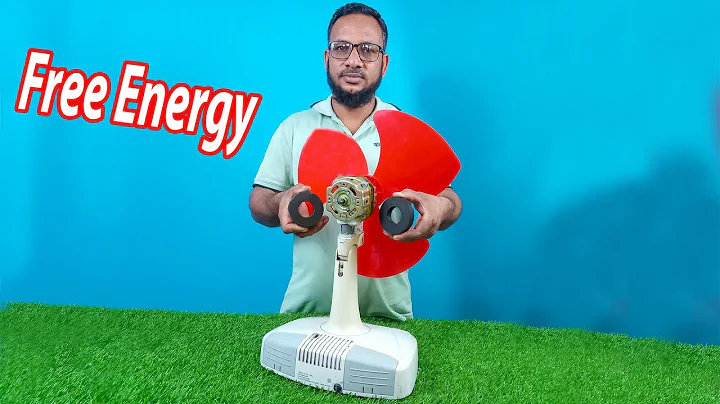 Crazy Experiment!! Fan Rotate Without Electricity !